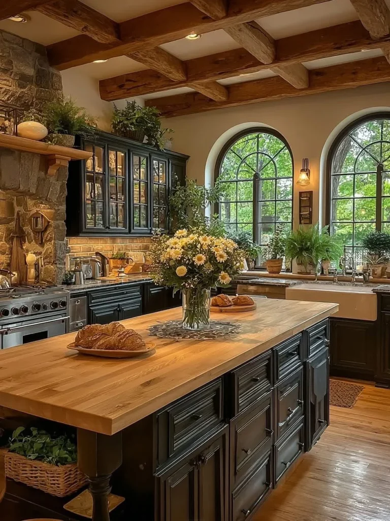 17 Bring Natural Charm Home with Rustic Kitchen Decor Warm Wooden Rustic Kitchen Decor