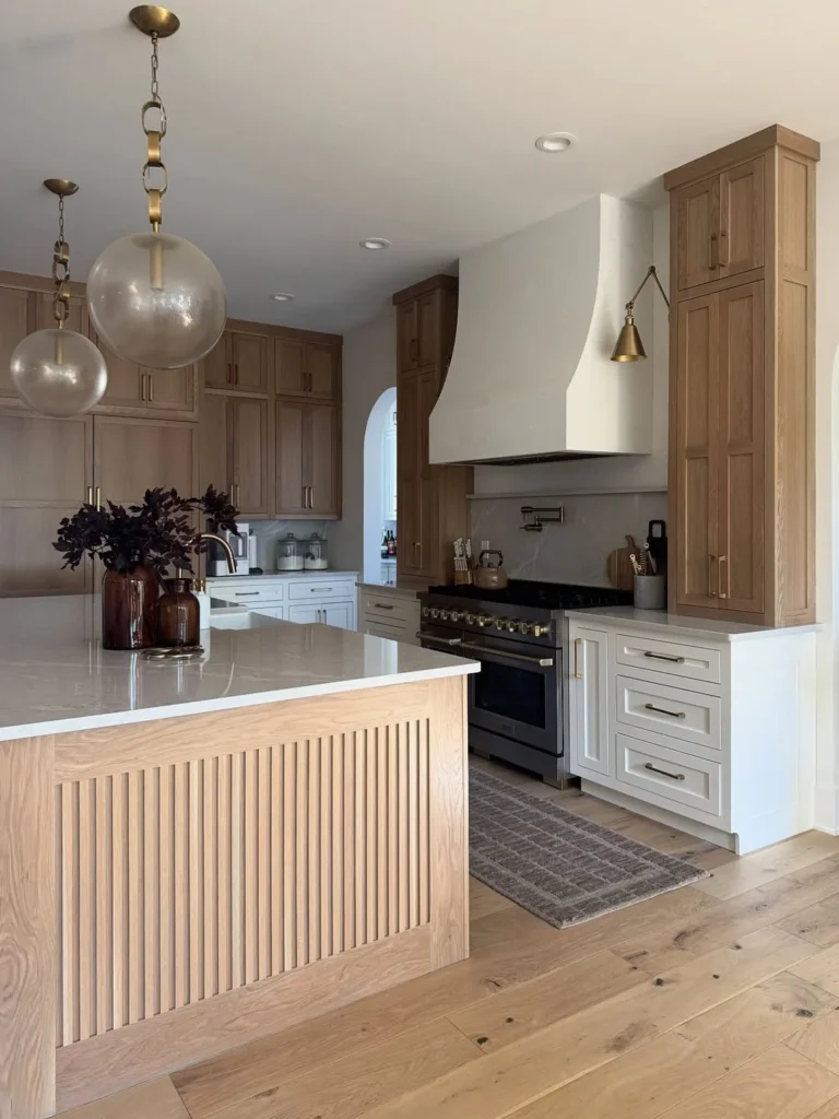 17 Bring Natural Charm Home with Rustic Kitchen Decor Warm Neutral Kitchen Decor with Wood Cabinets