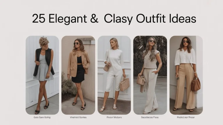 25 Elegant & Classy Outfit Ideas for a Chic, Modern Look
