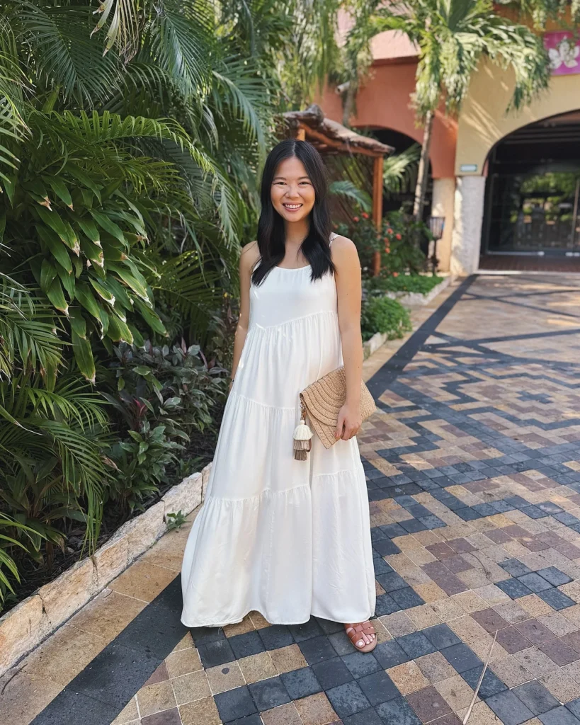 Breezy White Dress for Warm Weather