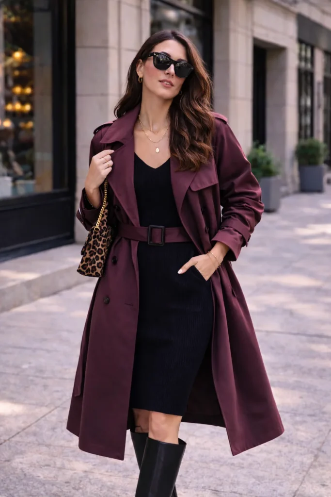 Burgundy-Trench-Coat-with-Belted-Dress.webp
