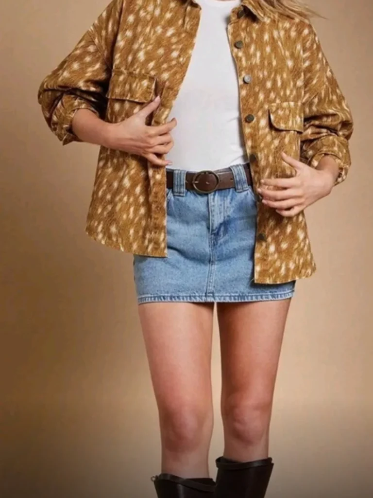 Corduroy Button-Down Shacket