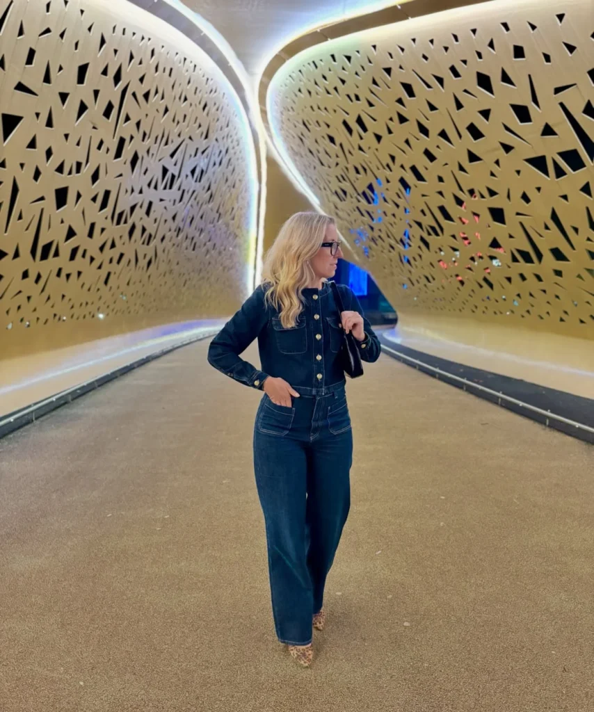 Denim-on-Denim Casual Street Style