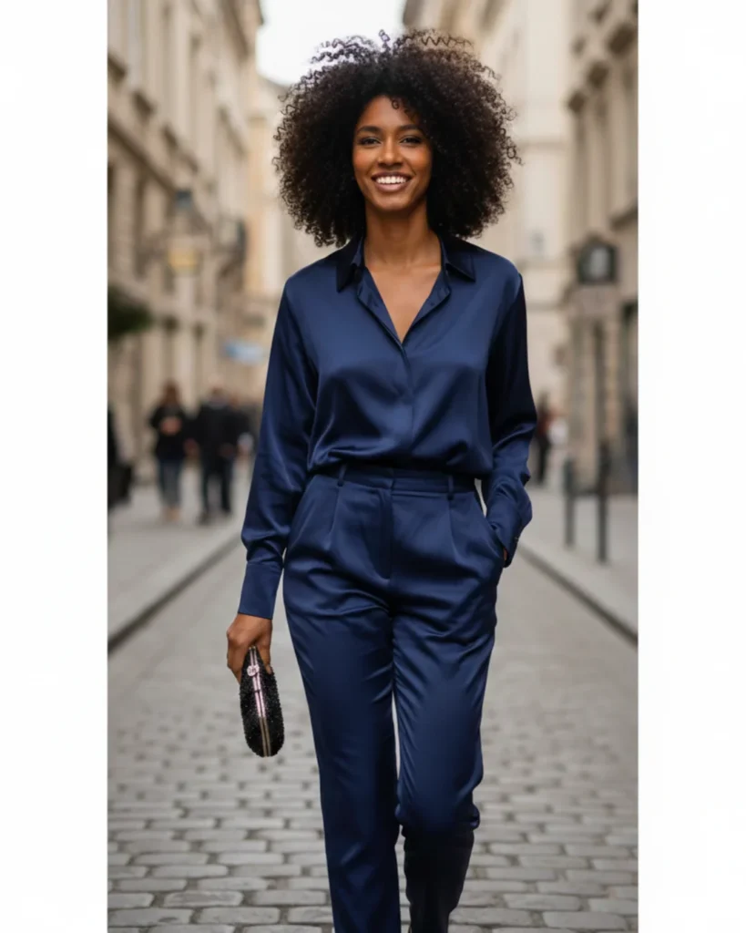 Elegant Satin Co-Ord Set