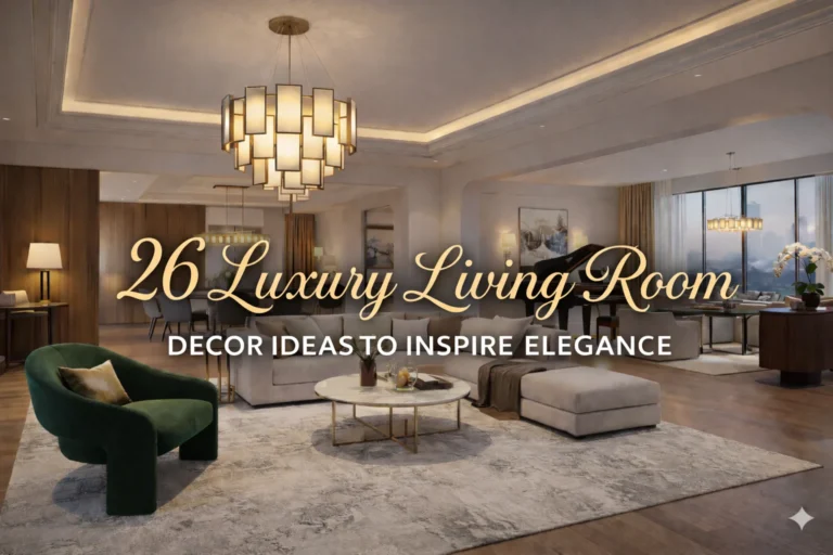 26 Luxury Living Room Decor Ideas to Elevate Your Home’s Style and Comfort