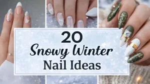 Snowy White Nails – Elegant Winter Nail Ideas with a Clean Icy Look