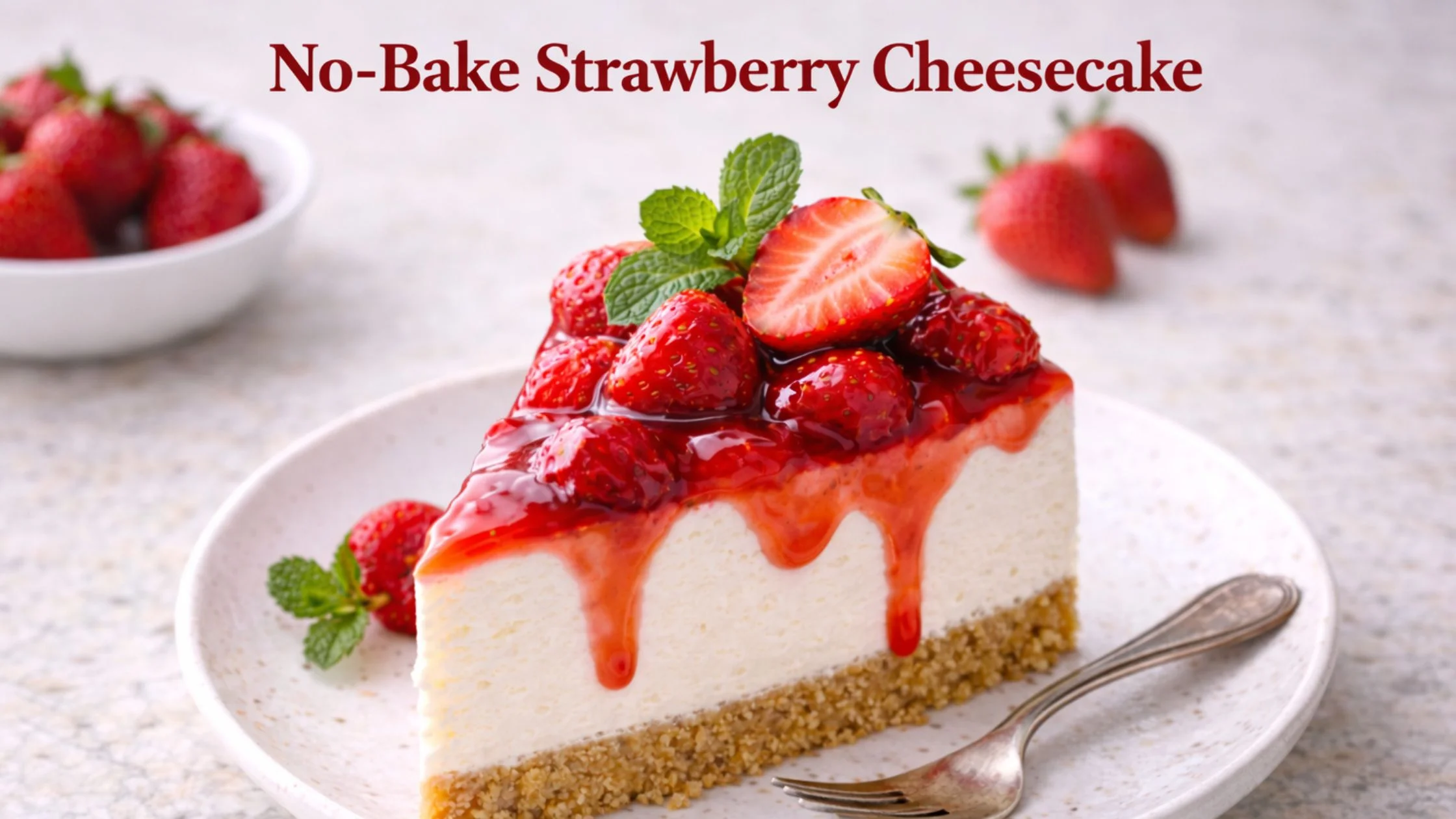 strawberry cheesecake