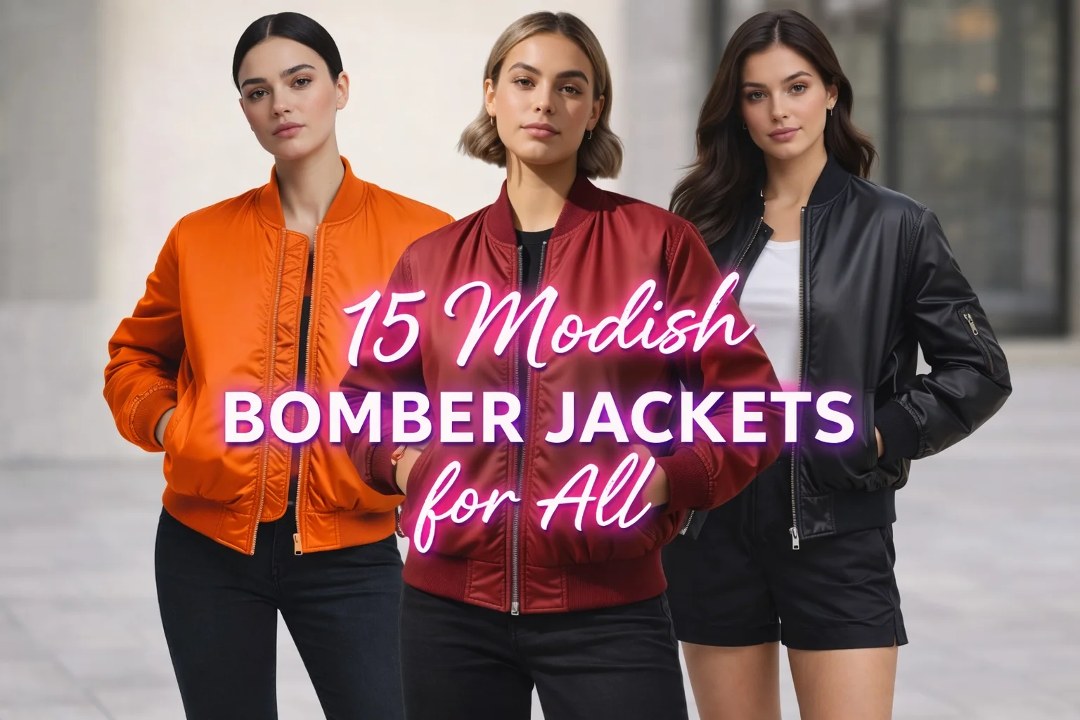 stylish bomber jackets