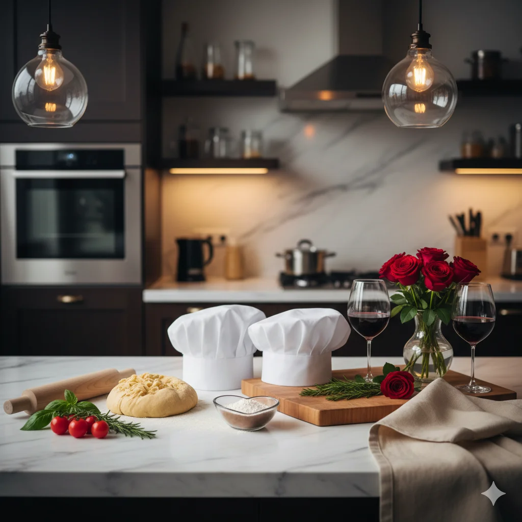 50+ Creative Valentine’s Gift Ideas for Boyfriends, Girlfriends, Wives, Husbands, and More Cooking-Class-Together-Learn-and-Bond.webp