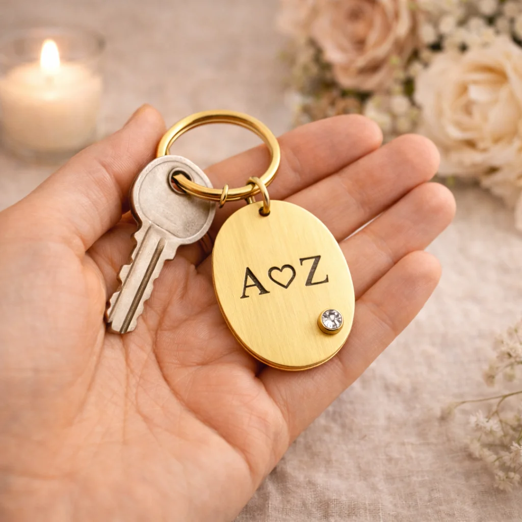 50+ Creative Valentine’s Gift Ideas for Boyfriends, Girlfriends, Wives, Husbands, and More Customized-Keychain-A-Small-Yet-Thoughtful-Gesture.webp