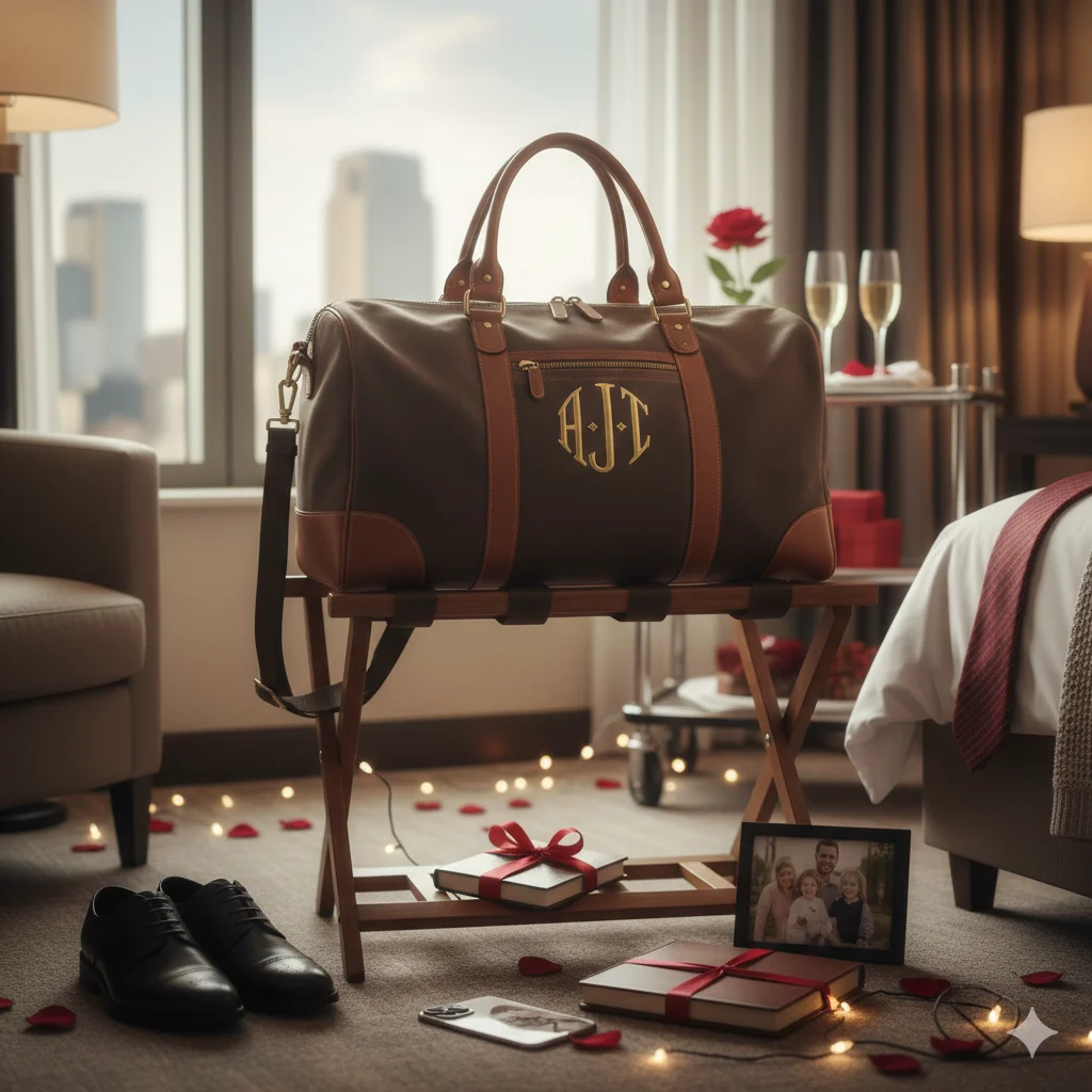 50+ Creative Valentine’s Gift Ideas for Boyfriends, Girlfriends, Wives, Husbands, and More Customized-Travel-Bag-Ready-for-Adventure-1.webp
