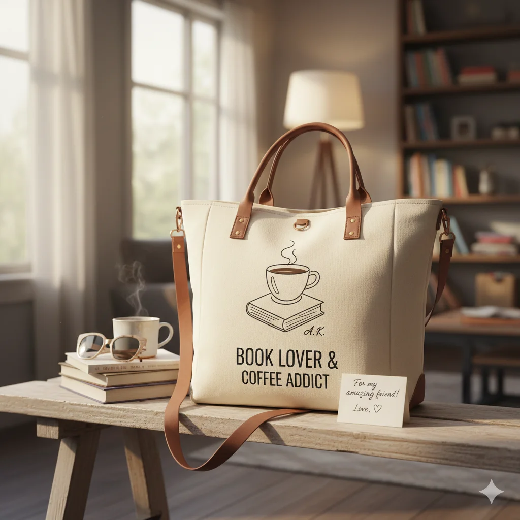 50+ Creative Valentine’s Gift Ideas for Boyfriends, Girlfriends, Wives, Husbands, and More Personalized-Tote-Bag-Practical-and-Stylish.webp