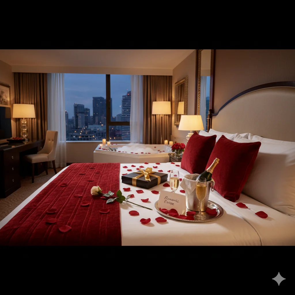 50+ Creative Valentine’s Gift Ideas for Boyfriends, Girlfriends, Wives, Husbands, and More Romantic-Weekend-Staycation-A-Relaxing-Escape.webp