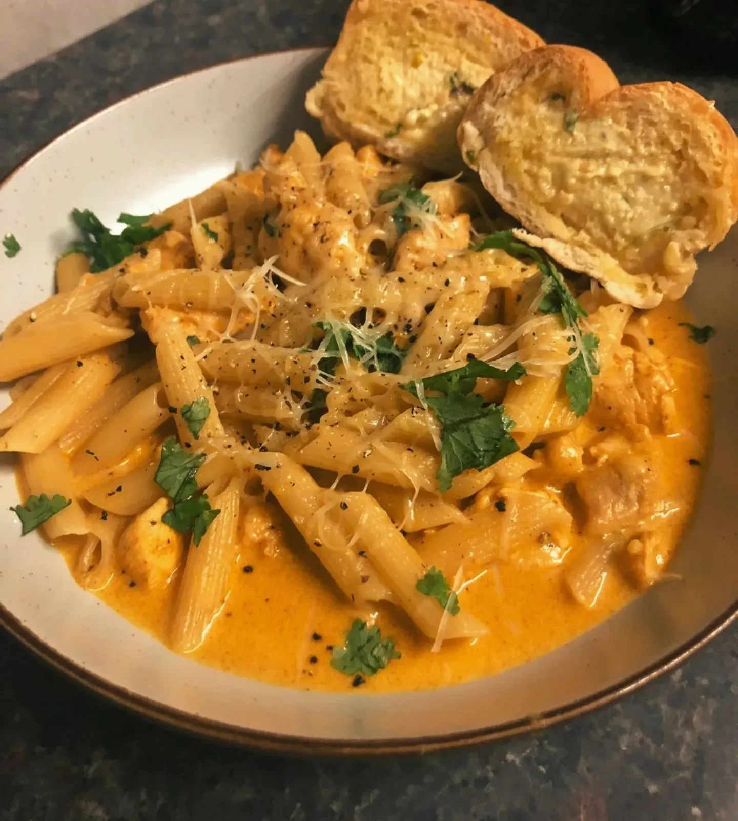 butter chicken pasta