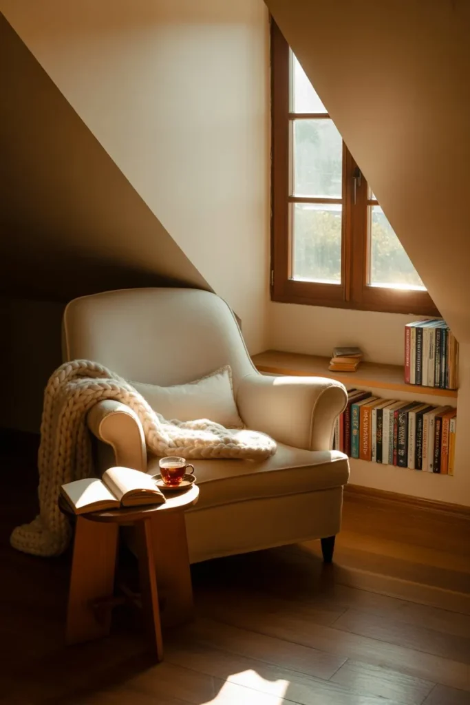 Cozy Reading Nook by the Window