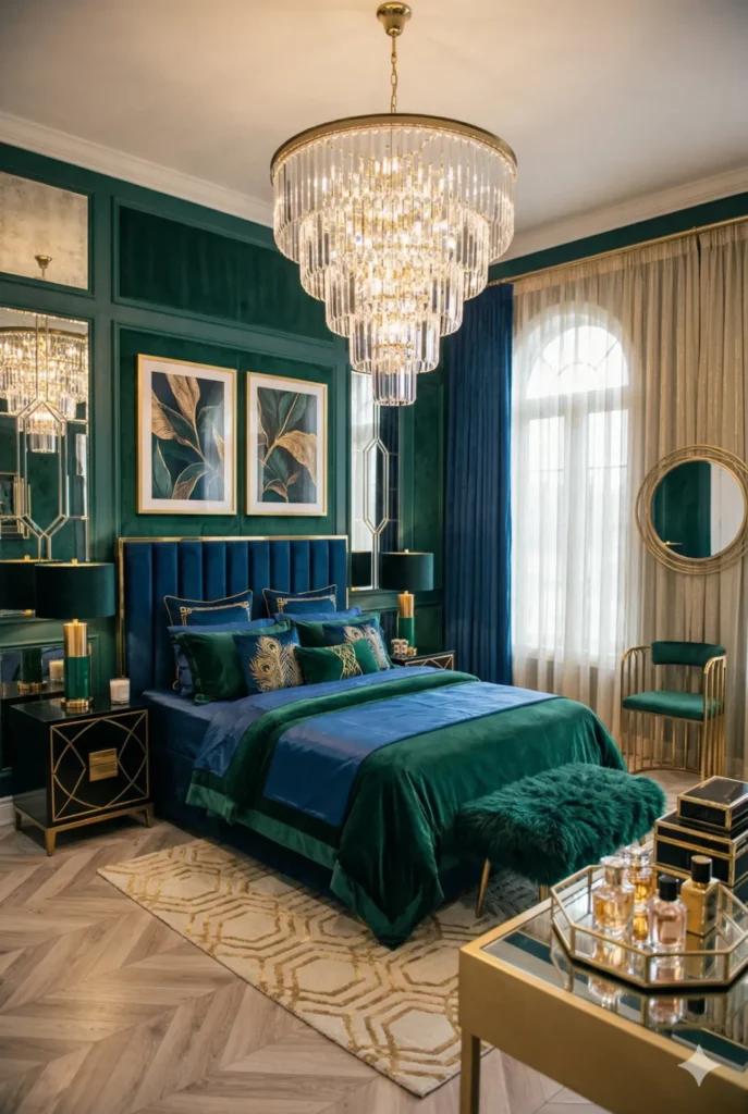 Crystal Chandelier Statement