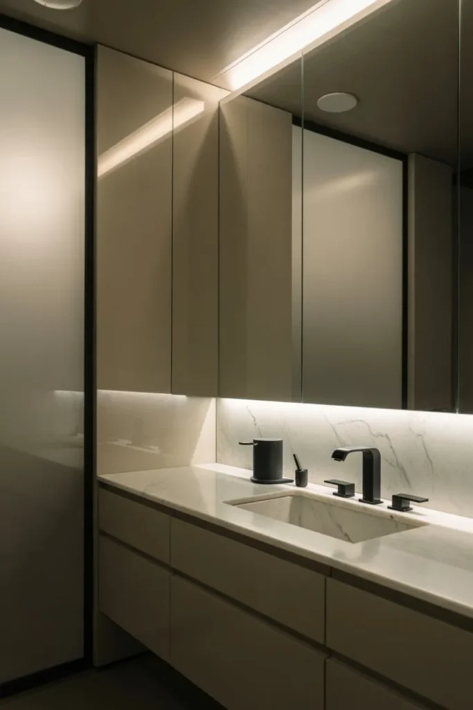 Frameless Mirrors for Clean Design