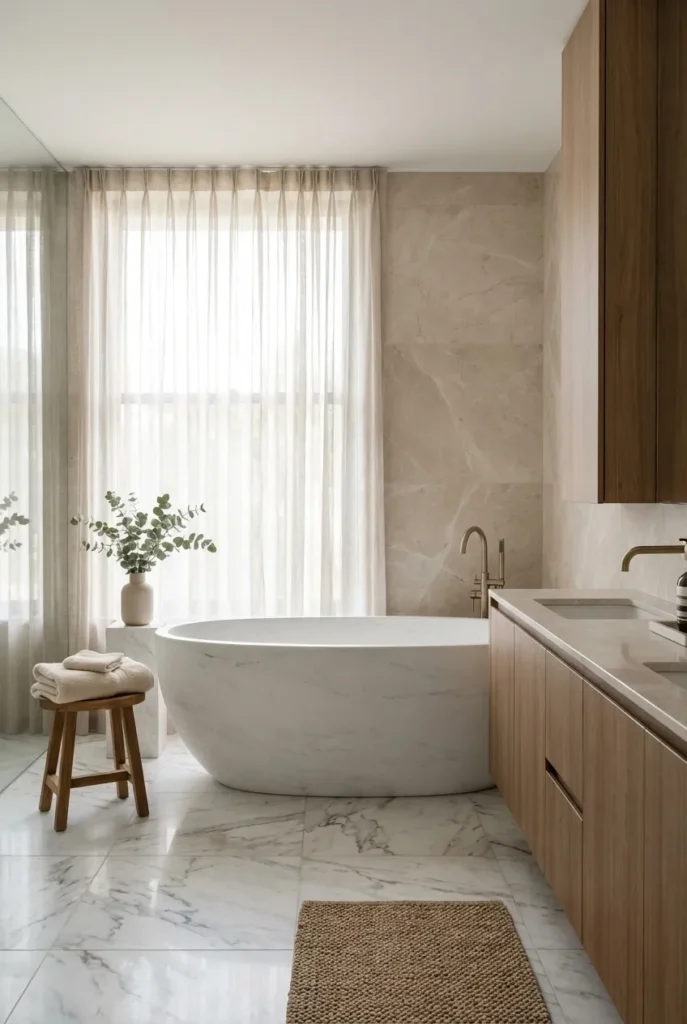 Freestanding Bathtub as a Statement Centerpiece