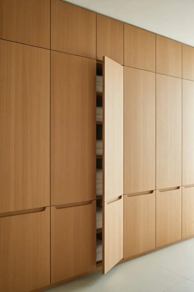 21 Modern Luxury Bathroom Ideas for a Spa-Like Feel Hidden Storage with Seamless Handle-less Cabinetry