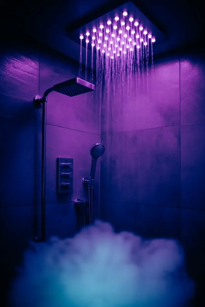 21 Modern Luxury Bathroom Ideas for a Spa-Like Feel Integrated Sound System for Chromotherapy and Music