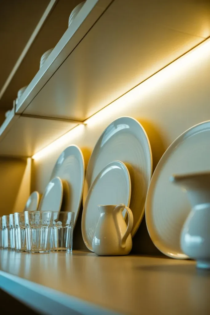 Layer Large Platters at the Back