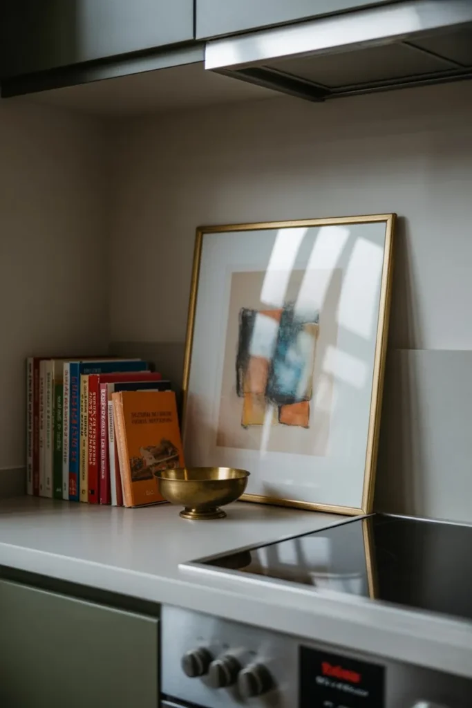 Lean Art and Cookbooks for a Gallery Feel