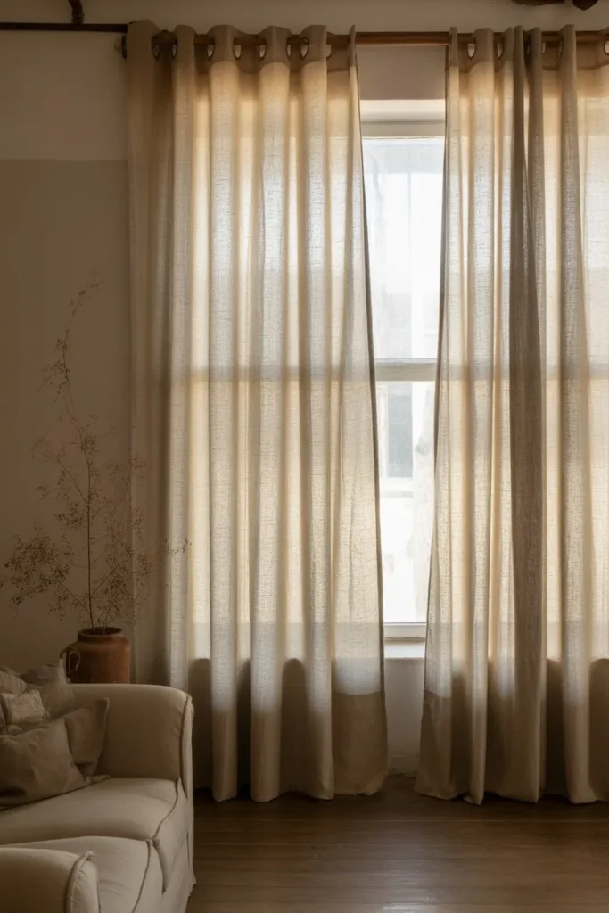 Linen Curtains That Breathe Light