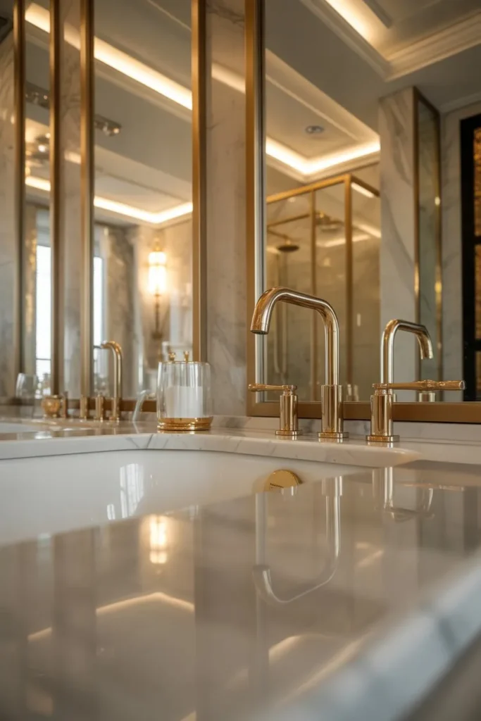 Metallic Accents for Subtle Shine