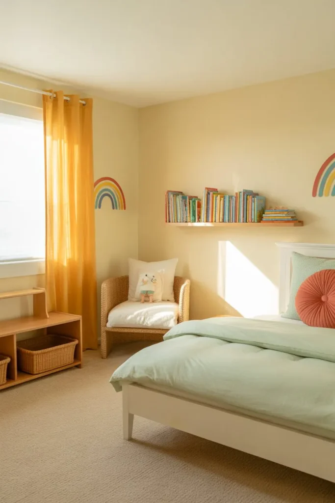 Neutral Base with Color Accents