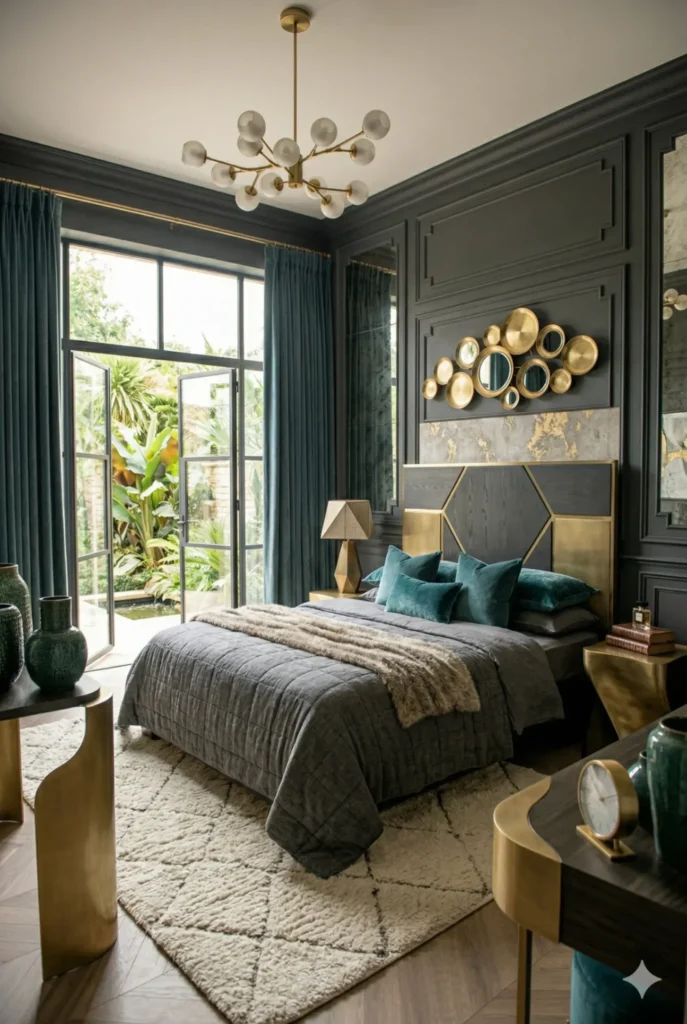 Neutral Glam Bedroom Color Palette