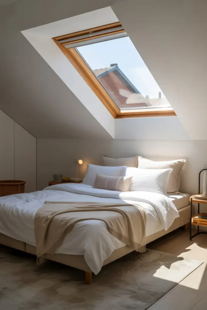 Skylight-Focused Sleeping Space