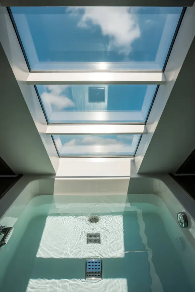 21 Modern Luxury Bathroom Ideas for a Spa-Like Feel Skylights for Natural Star-Gazing