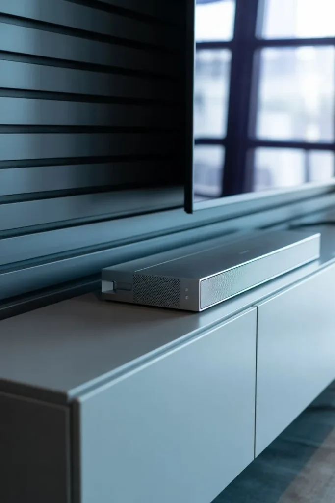 17 Living Room Storage Ideas to Add Space Smartly Sleek Floating Media Console with Integrated Cable Management