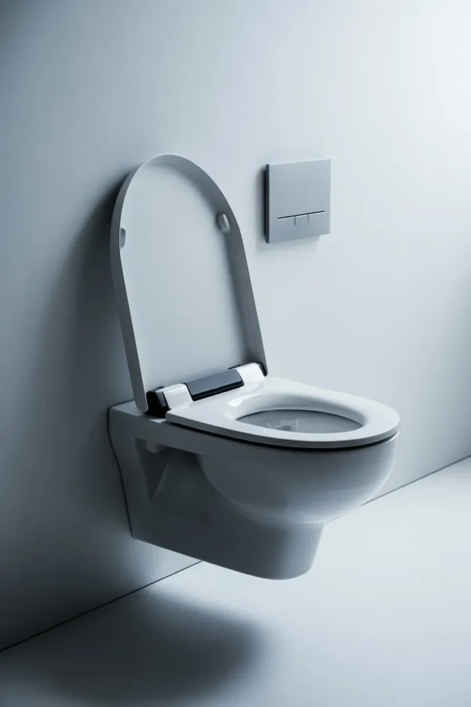 21 Modern Luxury Bathroom Ideas for a Spa-Like Feel Smart Toilet with Integrated Bidet and Warmer