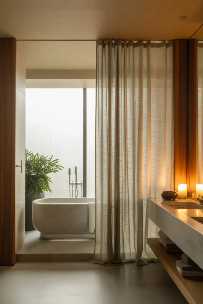 Soft Curtain or Divider for Privacy