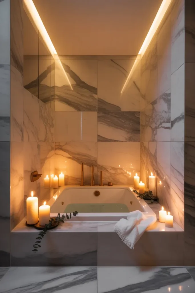 Spa-Inspired Bathtub Nook