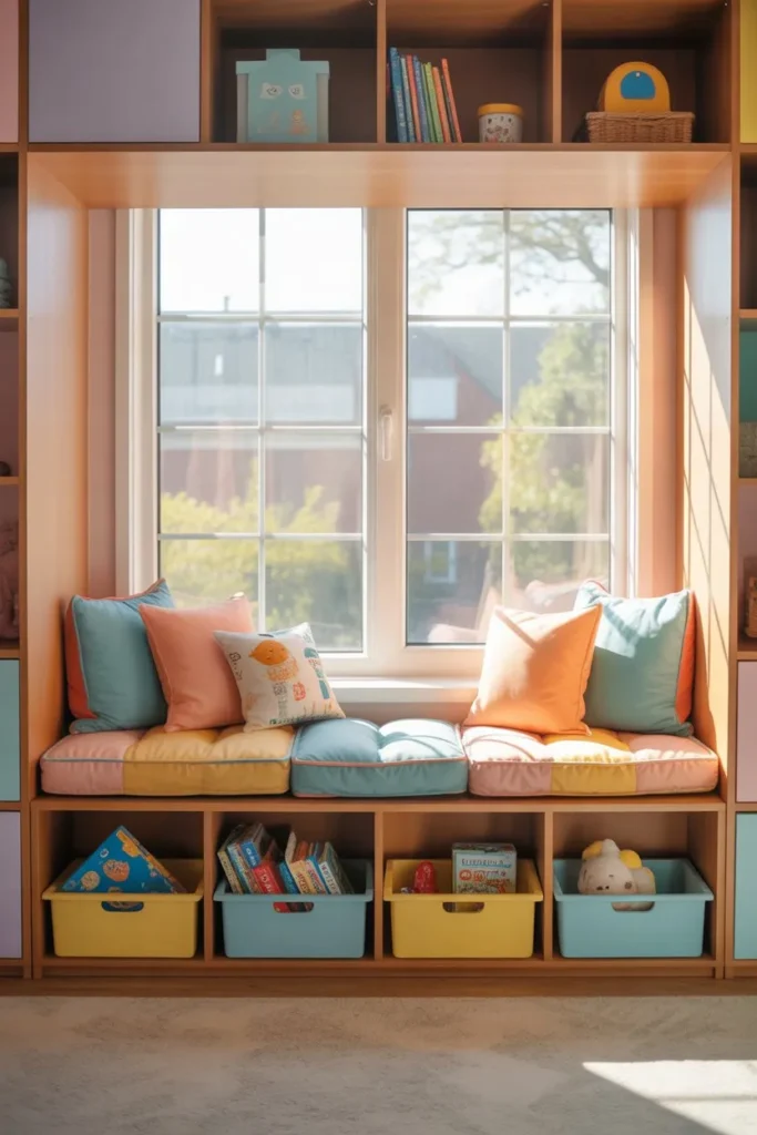 Under-Window Storage Bench