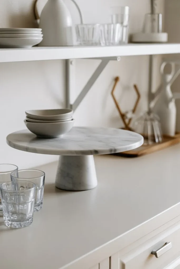 Vary Heights with Pedestals and Cake Stands