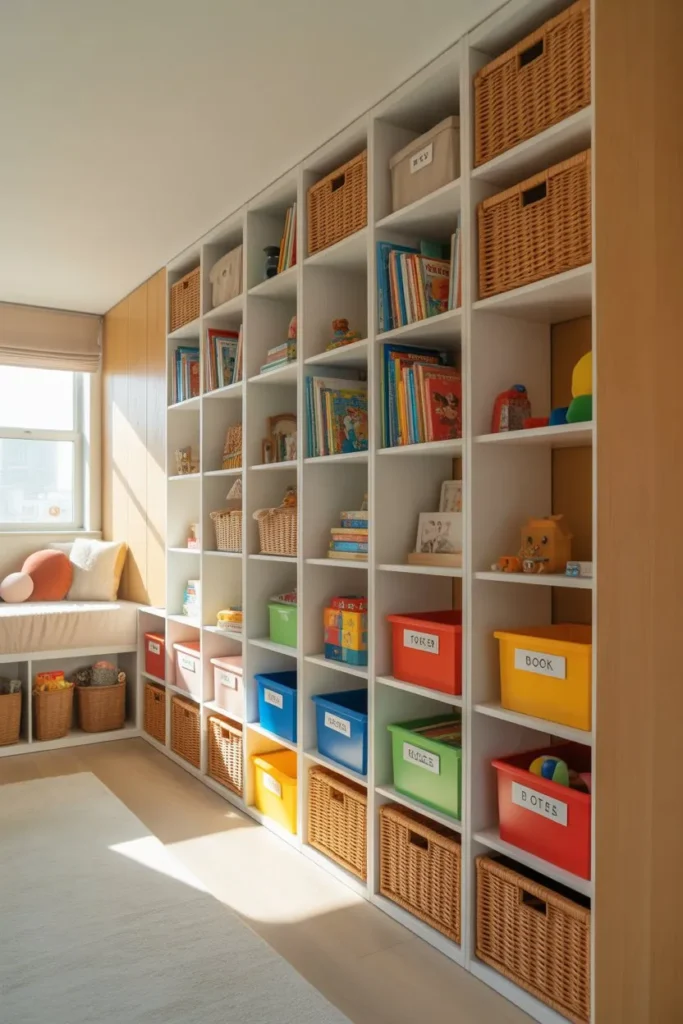 Vertical Storage Wall Design