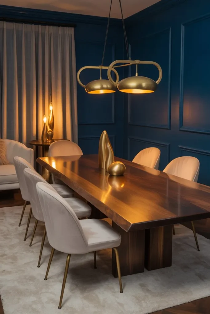 Warm Metallic Accents for Subtle Elegance