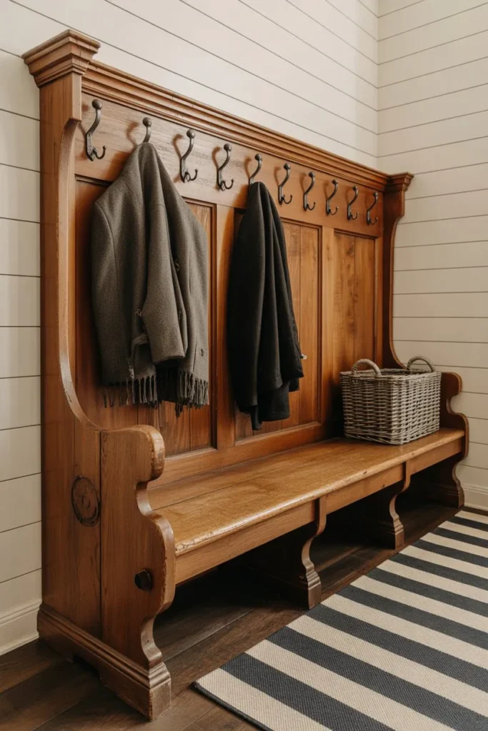 Antique Church Pew Repurposed