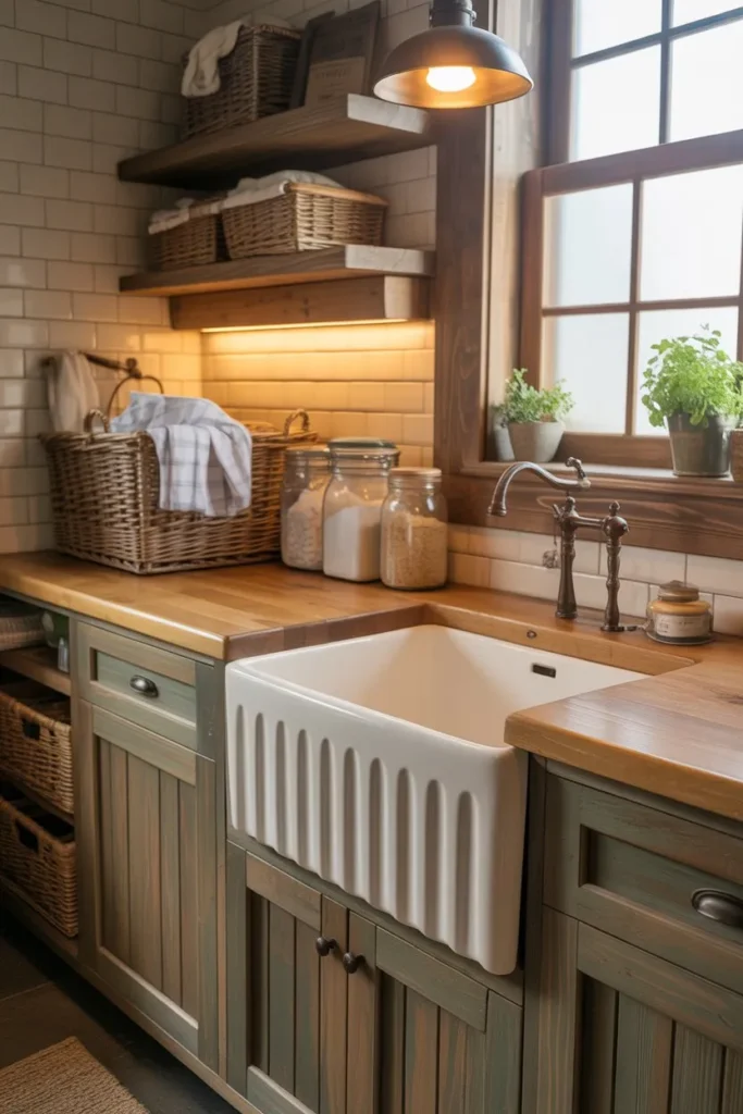 Apron-Front Sink for Utility and Charm