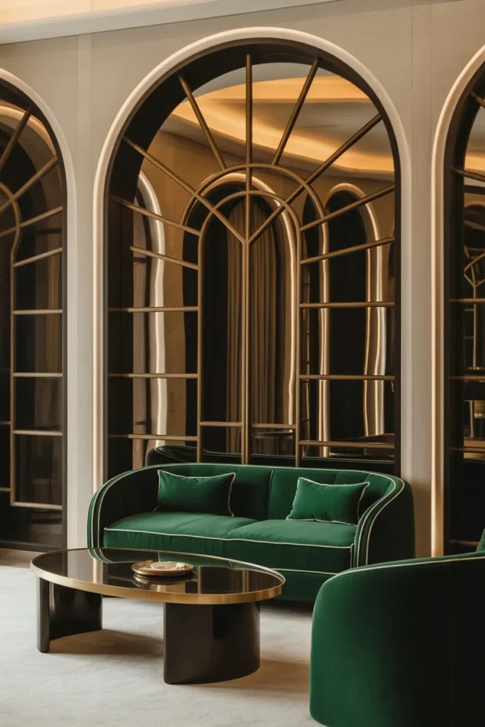 Arched Shapes for Signature Art Deco Elegance