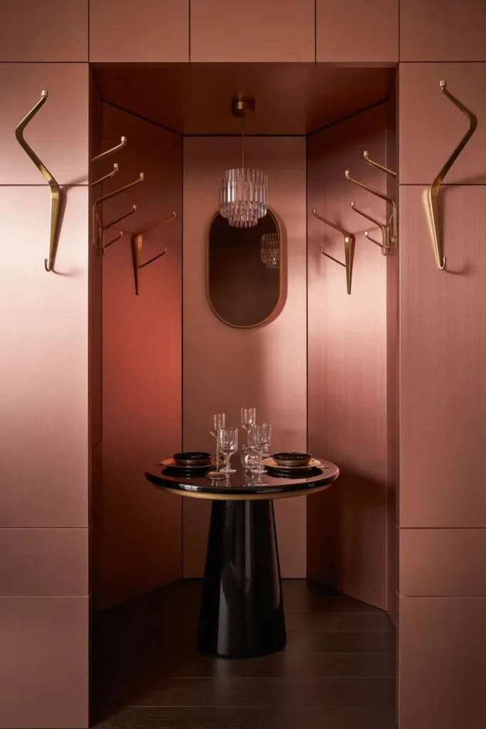 Art Deco Orchid and Brass Gallery