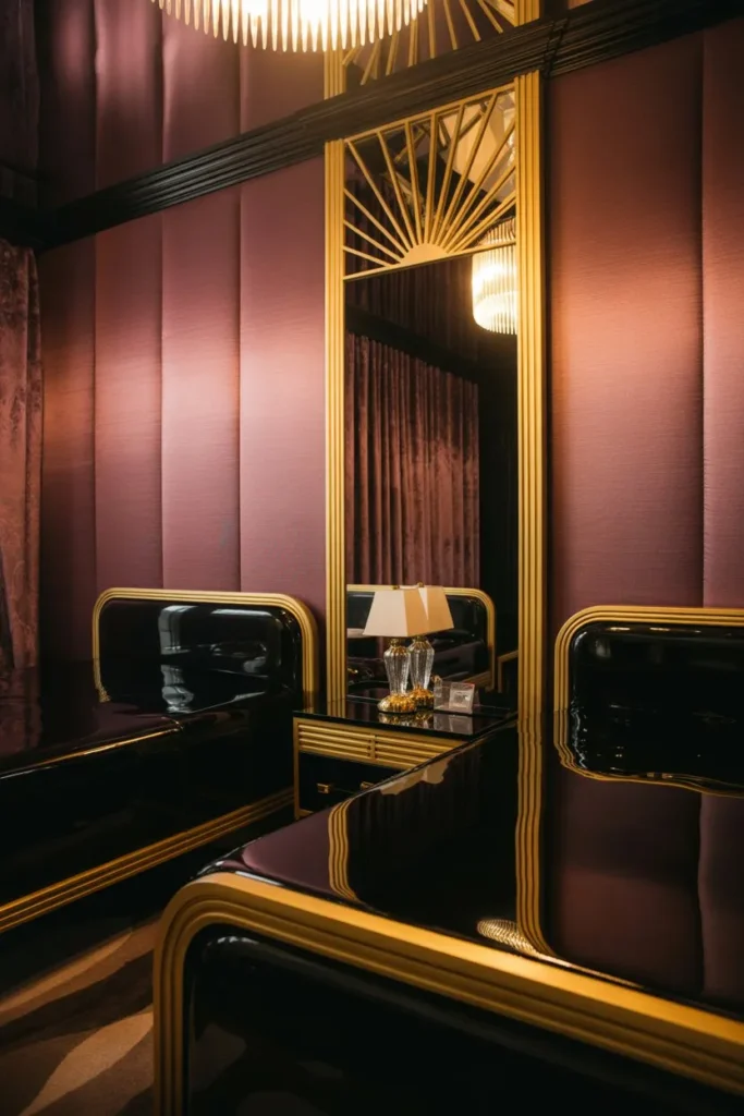 Art Deco Orchid and Brass Gallery