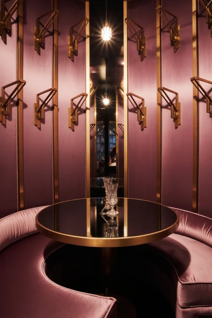 Art Deco Orchid and Brass Gallery