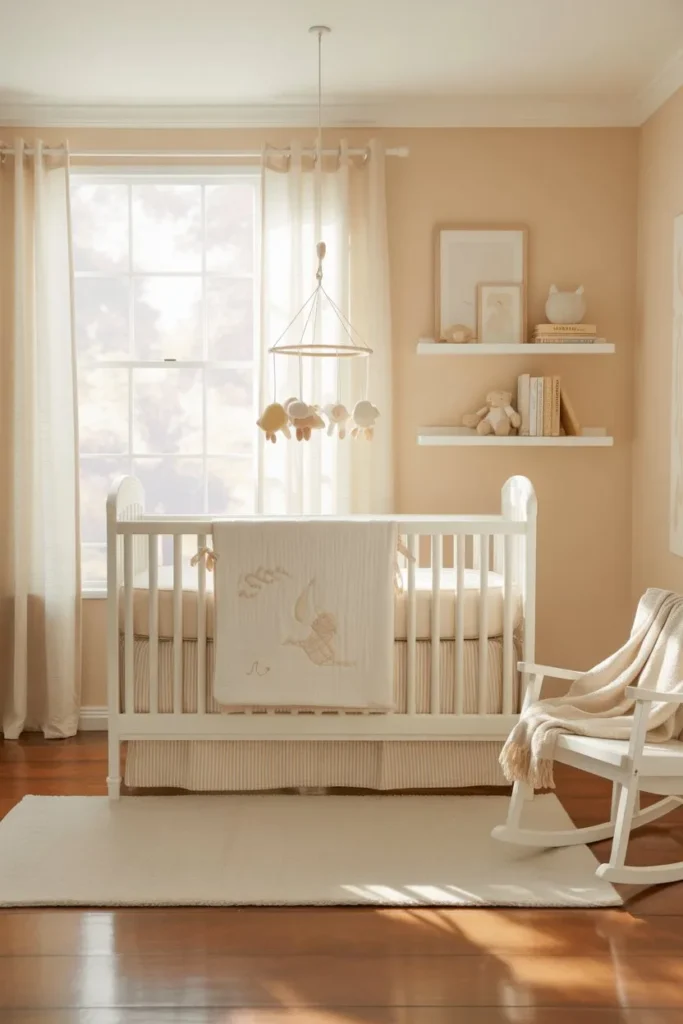 Baby Room with Soft Neutral Color Palette