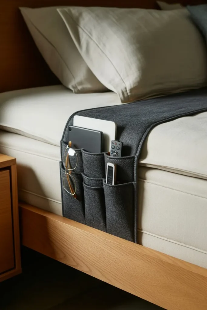 Bedside Caddy for Streamlined Essentials