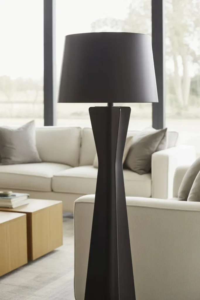 Black Matte Statement Lamp