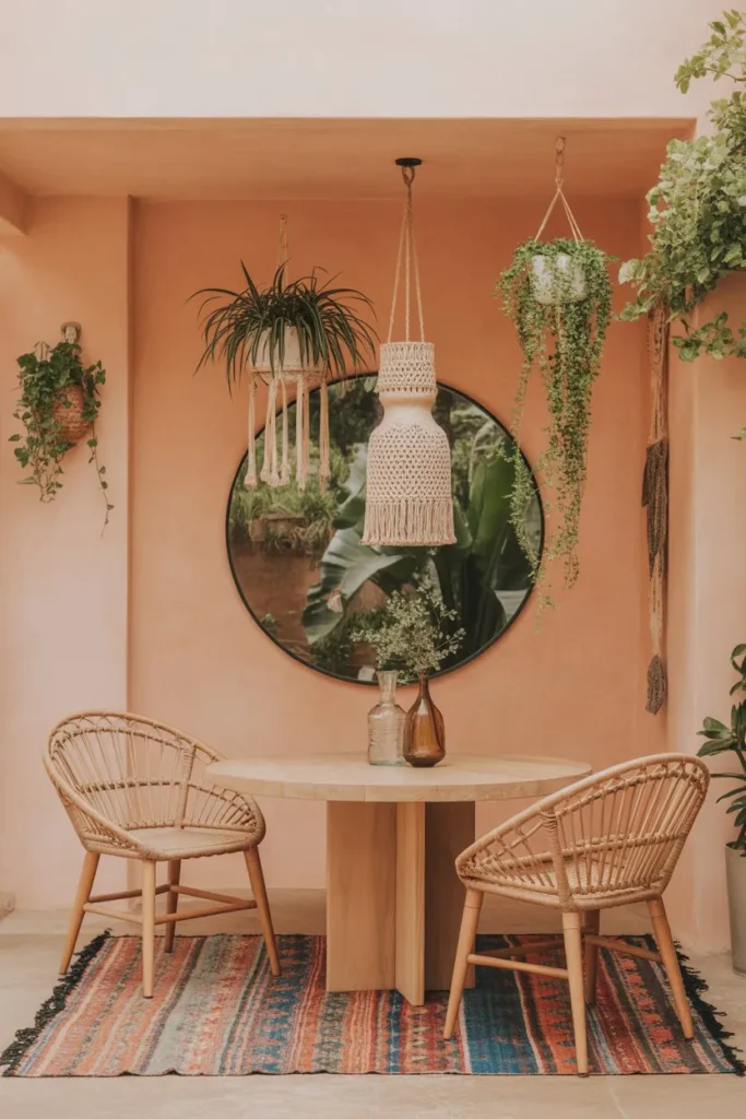 Bohemian Terracotta and Macramé Hub